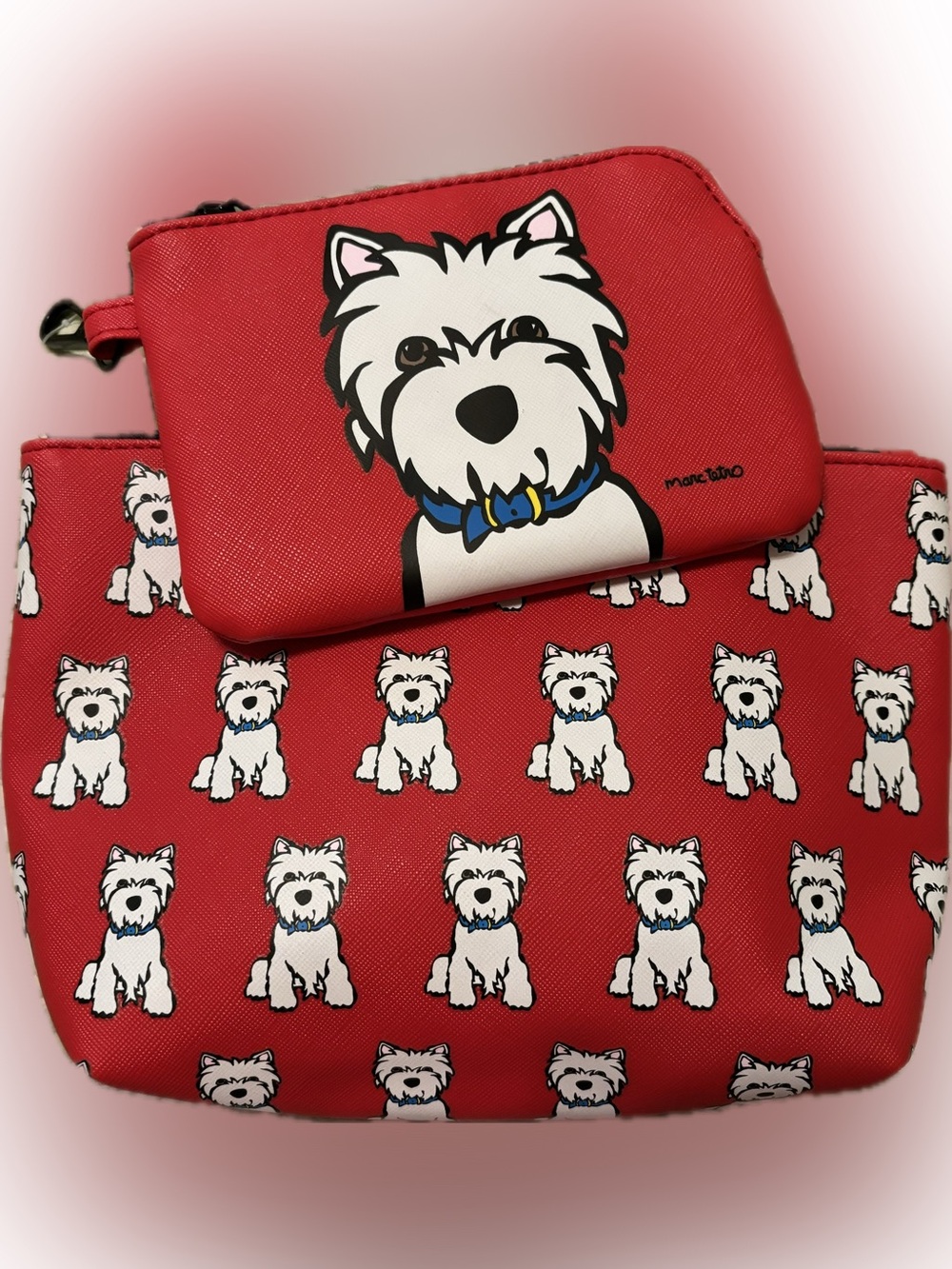 Marc Tetro Westie pouch set NWOT